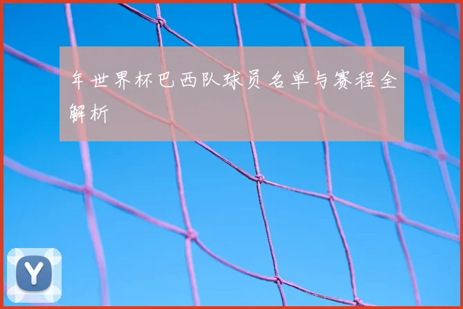 年世界杯巴西队球员名单与赛程全解析